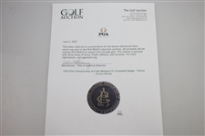 1930 PGA Championship at Fresh Meadow CC Contestant Badge - Tommy Armour Winner