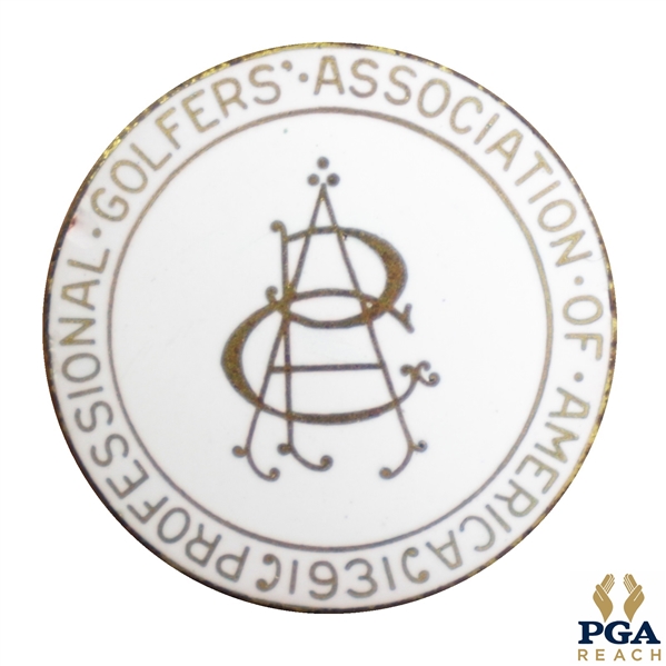 1931 PGA Championship at Wannamoisett CC Contestant Badge - Tom Creavy Winner