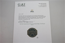1934 PGA Championship at Park CC Contestant Badge - Paul Runyan Winner