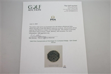 1949 PGA Championship at Hermitage CC Contestant Badge - Sam Snead Winner