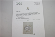 1951 PGA Championship at Oakmont GC Contestant Badge - Sam Snead Winner