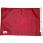 Dustin Johnson Signed 2016 US Open at Oakmont Red Screen Flag JSA ALOA