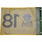 Jason Day Signed 2015 PGA Championship at Whistling Straits Flag JSA ALOA