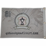 Tiger Woods Signed 2006 PGA Championship at Medinah Embroidered Flag JSA ALOA
