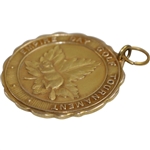 1941 Canada Empire Day Golf Tournament Maple Leaf Fund Gold Filled Medal
