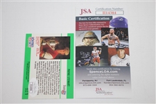 Payne Stewart Signed 1990 NFL Pro-Set Card JSA #II14384
