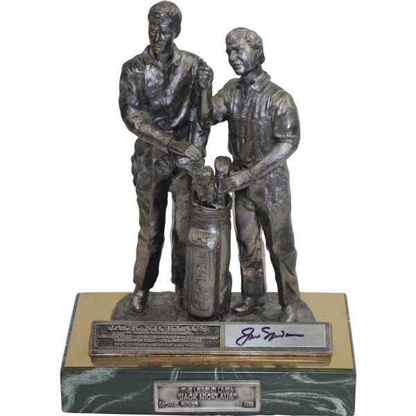 Jack Nicklaus Signed "The Legend Lives" Ltd Ed 20 Majors Statue by Artist Ricker JSA ALOA