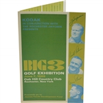 1965 Big Three Palmer, Nicklaus, & Player Exhibition at Oak Hill CC Program