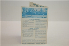 1965 Big Three Palmer, Nicklaus, & Player Exhibition at Oak Hill CC Program