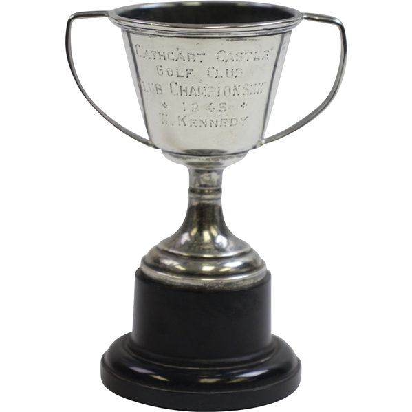 1945 Cathcart Castle Golf Club - Championship Trophy Won by W. Kennedy