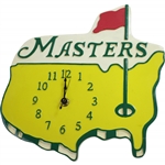 Classic Masters Yellow Logo Golf Clock - Needs Battery