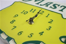 Classic Masters Yellow Logo Golf Clock - Needs Battery