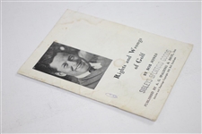 1935 Rights and Wrongs of Golf Booklet by Bobby Jones