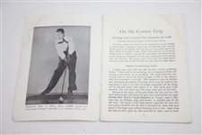 1935 Rights and Wrongs of Golf Booklet by Bobby Jones