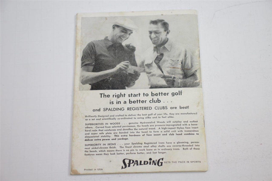 1935 Rights and Wrongs of Golf Booklet by Bobby Jones