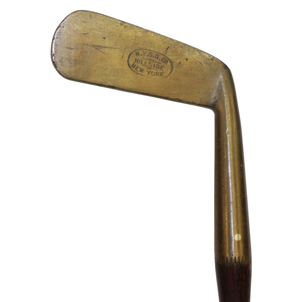 N.Y.S.G. Co. Hillside New York Brass Head Putter