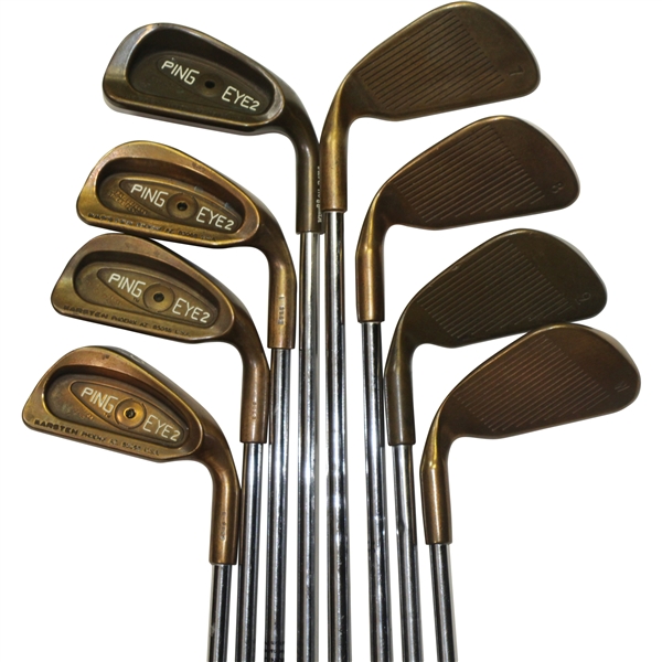 Set of 3-PW Karsten Mfg. Co. PING (BeCu) - Great Play Set - Various Serial Numbers