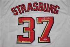 Stephen Strasburg Signed Washington Nationals #37 MLB Jersey PSA/DNA #T38443