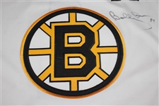 Bobby Orr Twice Signed Boston Bruins #4 NHL Jersey JSA ALOA