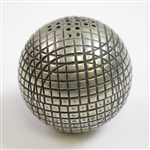 Vintage Silver Detachable Golf Ball Themed Pepper Shaker