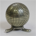 Vintage Silver Detachable Golf Ball Themed Salt Shaker with Clubhead Legs