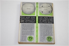 1931 Spaldings Athletic Library Golf Guide with Bobby Jones & Trophies on Cover