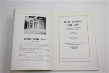 Vintage Royal Guernsey Golf Club Official Handbook