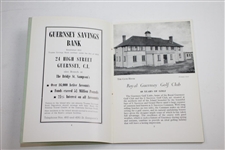 Vintage Royal Guernsey Golf Club Official Handbook