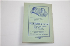 Vintage Royal Guernsey Golf Club Official Handbook