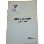 Melton Mowbray Golf Club Official Handbook