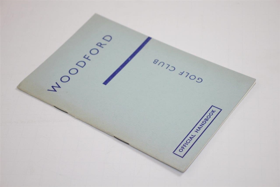 Woodford Golf Club Official Handbook