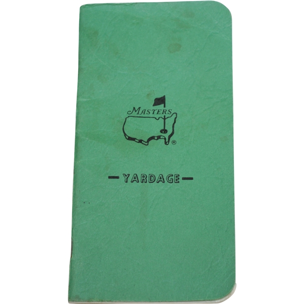 Masters Tournament Official April 1996 Yardage Book - Revised 10/98