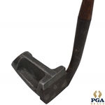 Unique Mallet Style Dual-Metal Head Unmarked Patent Putter - 34"