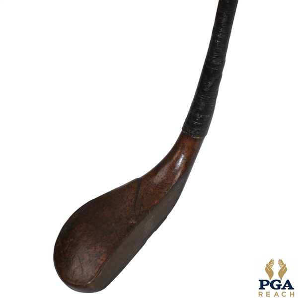 Circa 1840 McEwan Long Nose Putter with Shaft Label