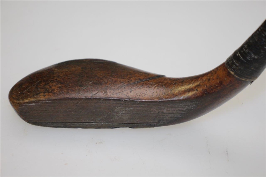 Circa 1840 McEwan Long Nose Putter with Shaft Label