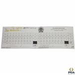 Phil Mickelsons Personal Used 2004 Grand Slam of Golf Official Winning Scorecard - Shot Career Best 59 -JSA ALOA