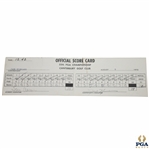 Jack Nicklaus Signed Official Used 1973 PGA Championship Thurs. Scorecard - 12th of 18 Majors Passes Bobby Jones - JSA ALOA