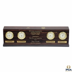 1999 Champion Tiger Woods 2000 PGA at Valhalla Gifted Time Zones Four Image Clock