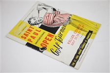 Multi-Signed 1951 St Paul Open Inv. Program with Pairing Sheets - Demaret, Snead, Mangrum, & more JSA ALOA