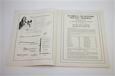 Multi-Signed 1951 St Paul Open Inv. Program with Pairing Sheets - Demaret, Snead, Mangrum, & more JSA ALOA