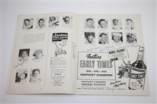 Multi-Signed 1951 St Paul Open Inv. Program with Pairing Sheets - Demaret, Snead, Mangrum, & more JSA ALOA