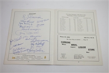Multi-Signed 1951 St Paul Open Inv. Program with Pairing Sheets - Demaret, Snead, Mangrum, & more JSA ALOA