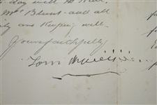 Old Tom Morris Signed Feb. 3, 1904 St. Andrews Stationary Playing a good bit of golf lately JSA FULL #BB53952