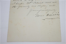 Old Tom Morris Signed Feb. 3, 1904 St. Andrews Stationary Playing a good bit of golf lately JSA FULL #BB53952