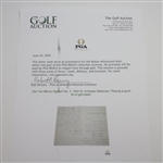 Old Tom Morris Signed Feb. 3, 1904 St. Andrews Stationary Playing a good bit of golf lately JSA FULL #BB53952