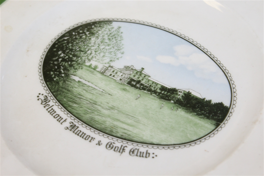 Belmont Manor & Golf Club Ceramic Plate - Black Knight China