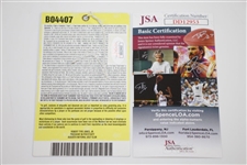 Patrick Reed Signed 2018 Masters Friday Ticket #B04407 JSA #DD12953