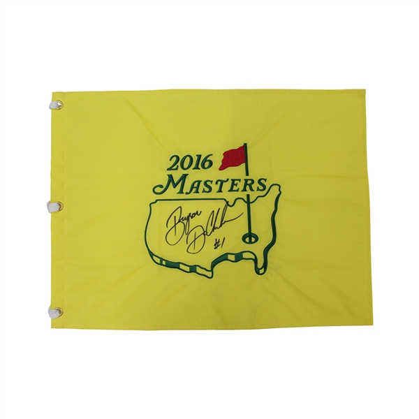 Bryson DeChambeau Autographed Signed 2016 Masters Pin Flag