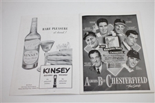 1948 Philadelphia Inquirer Inv. at Whitemarsh Contestant Badge, Program, & Scorecard - Rod Munday Collection