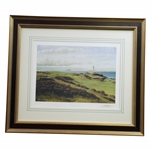 Ailsa Course Turnberry Print Signed by Artist Graeme Baxter - Framed